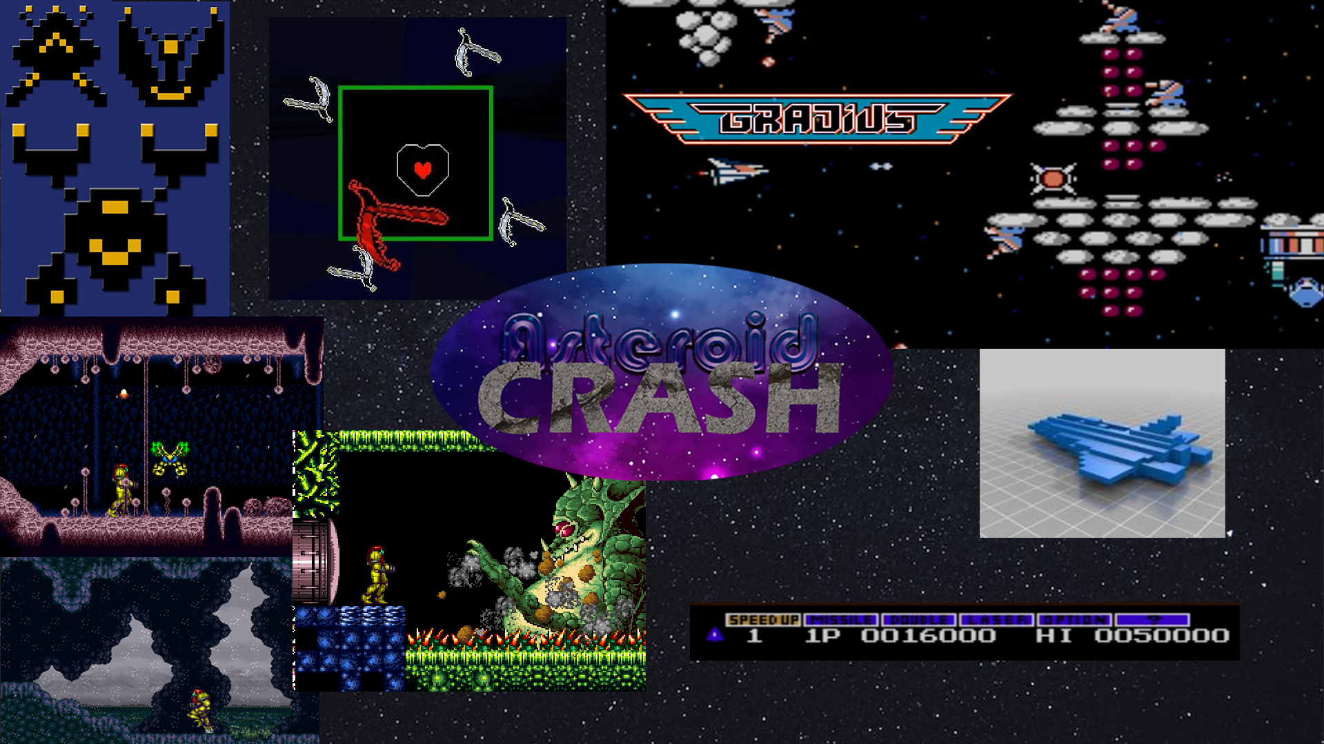 Asteroid Crash Moodboard